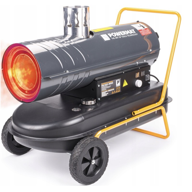 Nagrzewnica olejowa 30 kW z kominem